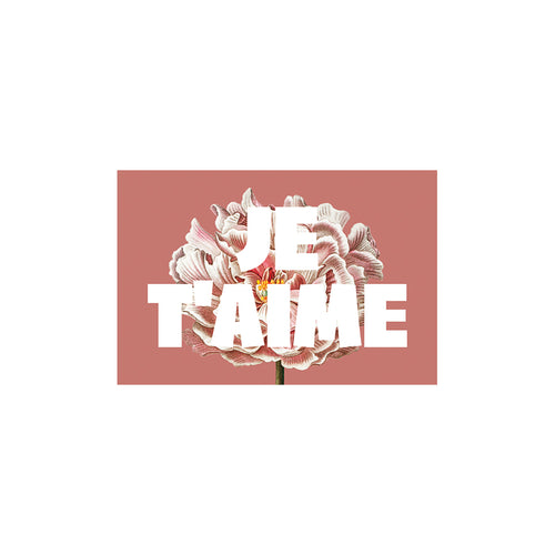 Gift Enclosure Card - Hello - Je t’aime