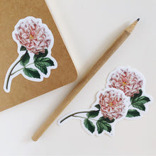 Sticker - Die Cut - Peony Flower