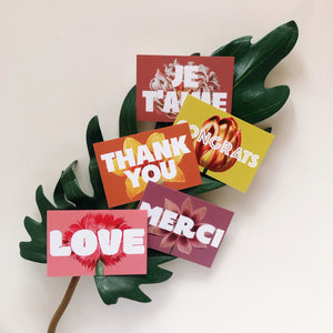 Gift Enclosure Card - Hello - Thank You