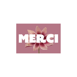 Gift Enclosure Card - Hello - Merci