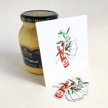 Square Postcard - Condiments