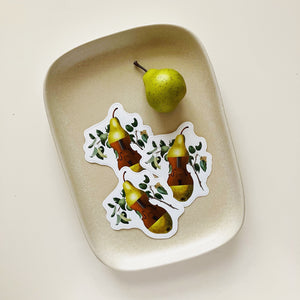 Stickers - Die Cut - Cello Pear