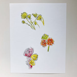 Original Art - Watercolours and Collage