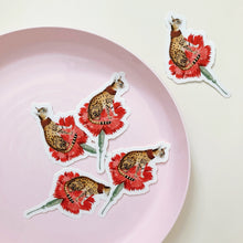 Stickers - Die Cut - Cat on Flower