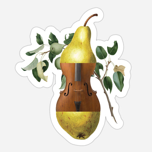 Stickers - Die Cut - Cello Pear