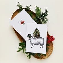 Holiday Greeting Cards - Festive Sheep