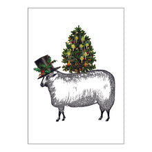 Holiday Greeting Cards - Festive Sheep