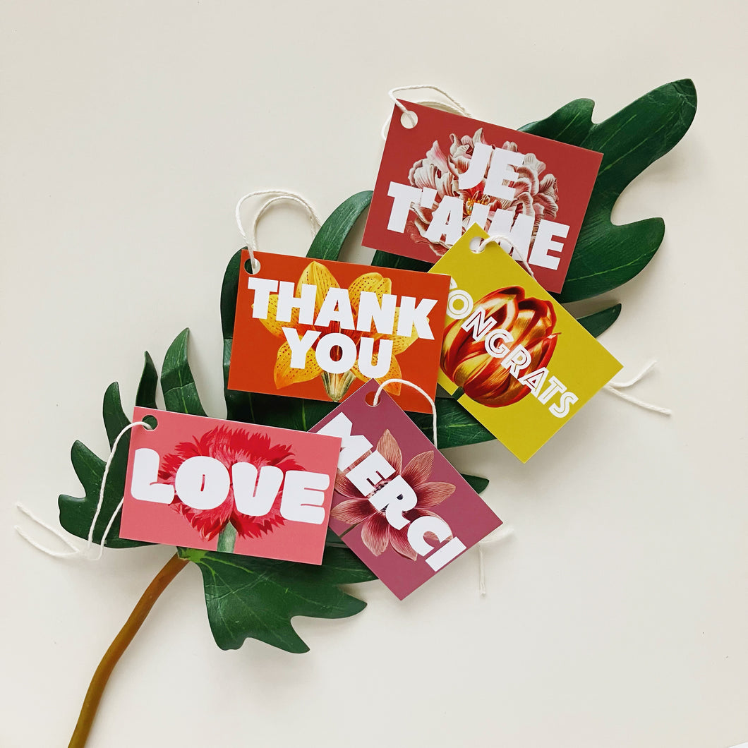 Gift Tags - Hello - The Set of 5