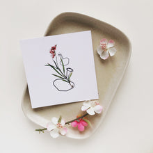 Square Postcard - Flower Vases