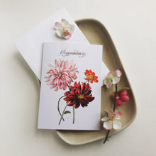 Occasion Cards - Congratulations - Dahlias