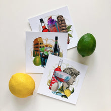 Postcards - Square - Italian Cocktails - Mio Fascino