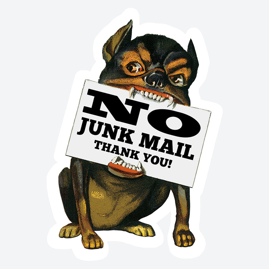 Stickers - Die Cut - Junk Mail Dog