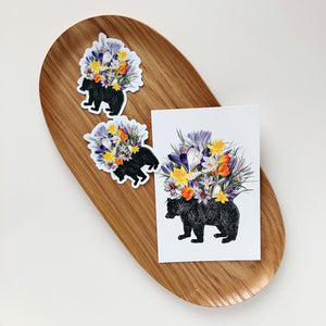 Stickers - Die Cut - Spring Bear