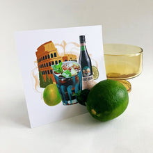 Postcards - Square - Italian Cocktails - Tar Pit