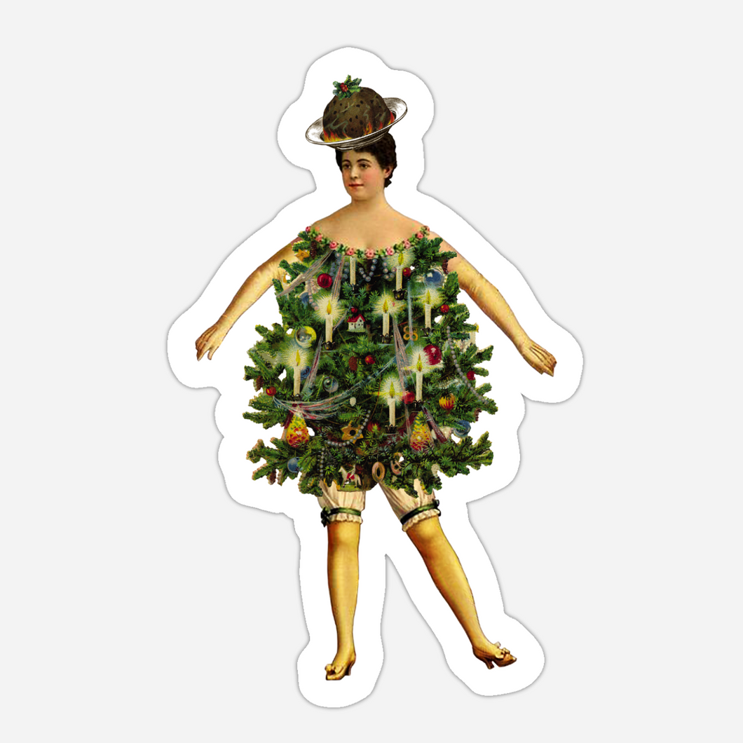 Stickers - Kiss Cut - Tree Dress