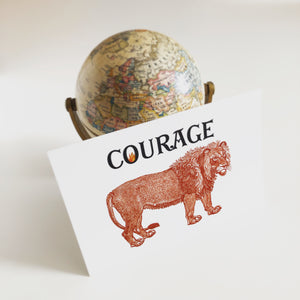 Courage Postcard