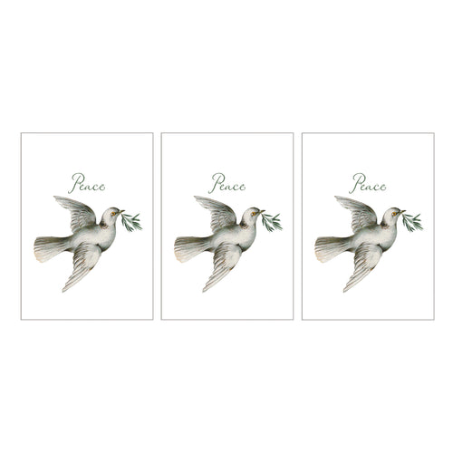 Holiday Greeting Cards - Peace Set of 3