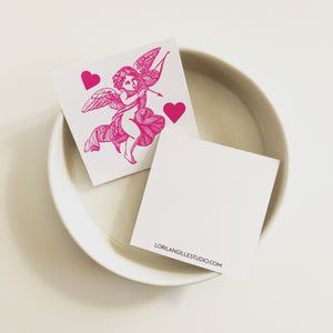 Gift Enclosure Card - Vintage - Cupid With Bow