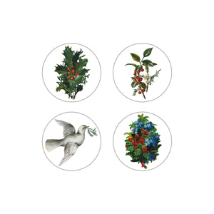 Holiday Round Sticker Set