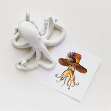 Square Postcard - Octopus Hat